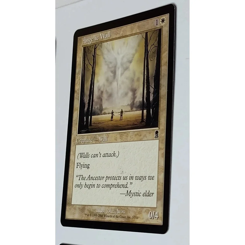 MTG ANGELIC WALL Odyssey 2001 Set-4 +1 FOIL 4 Non-foil Magic SEE BG.5MAA2022.26